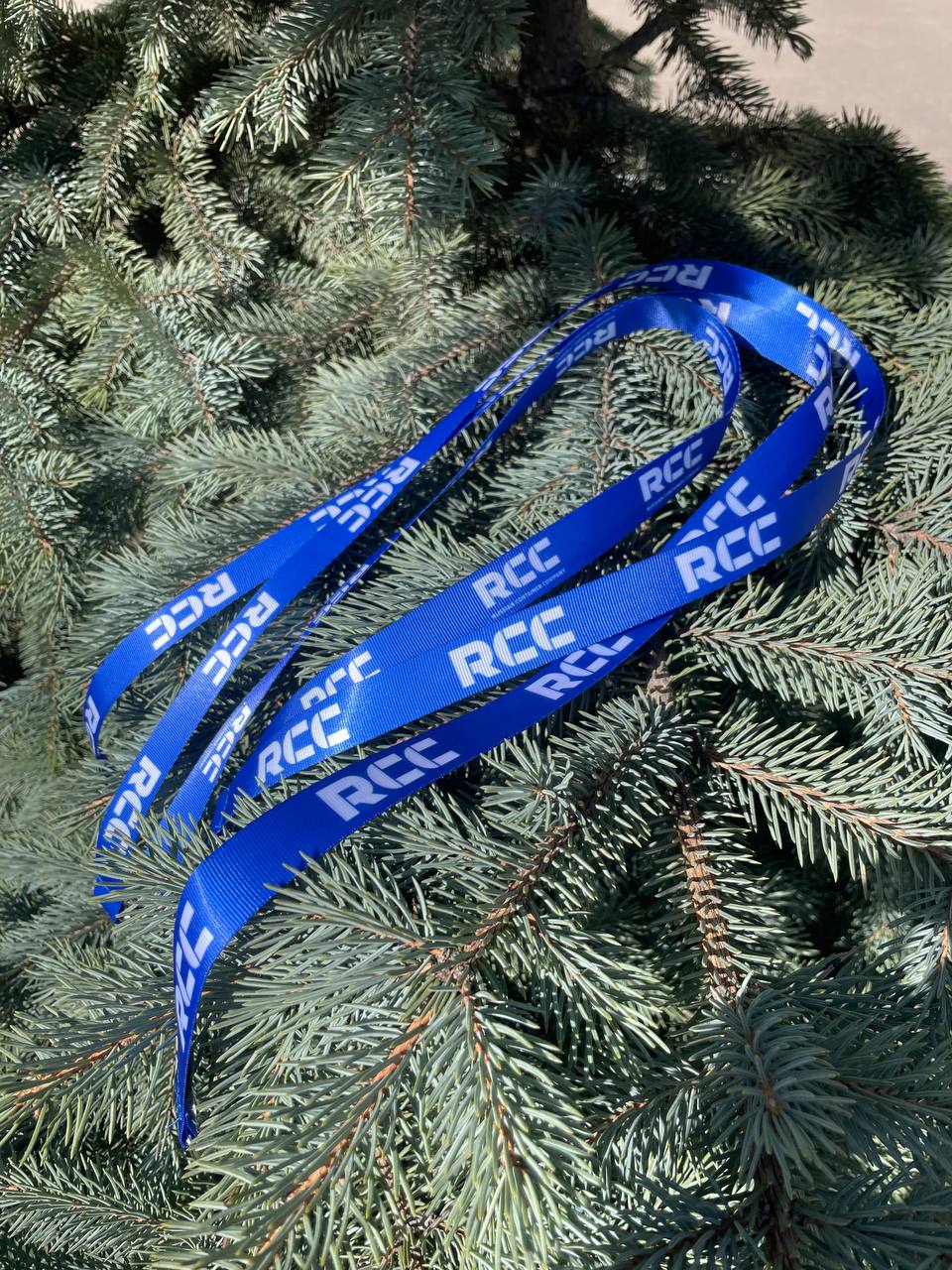 RCC печать на синей ленте